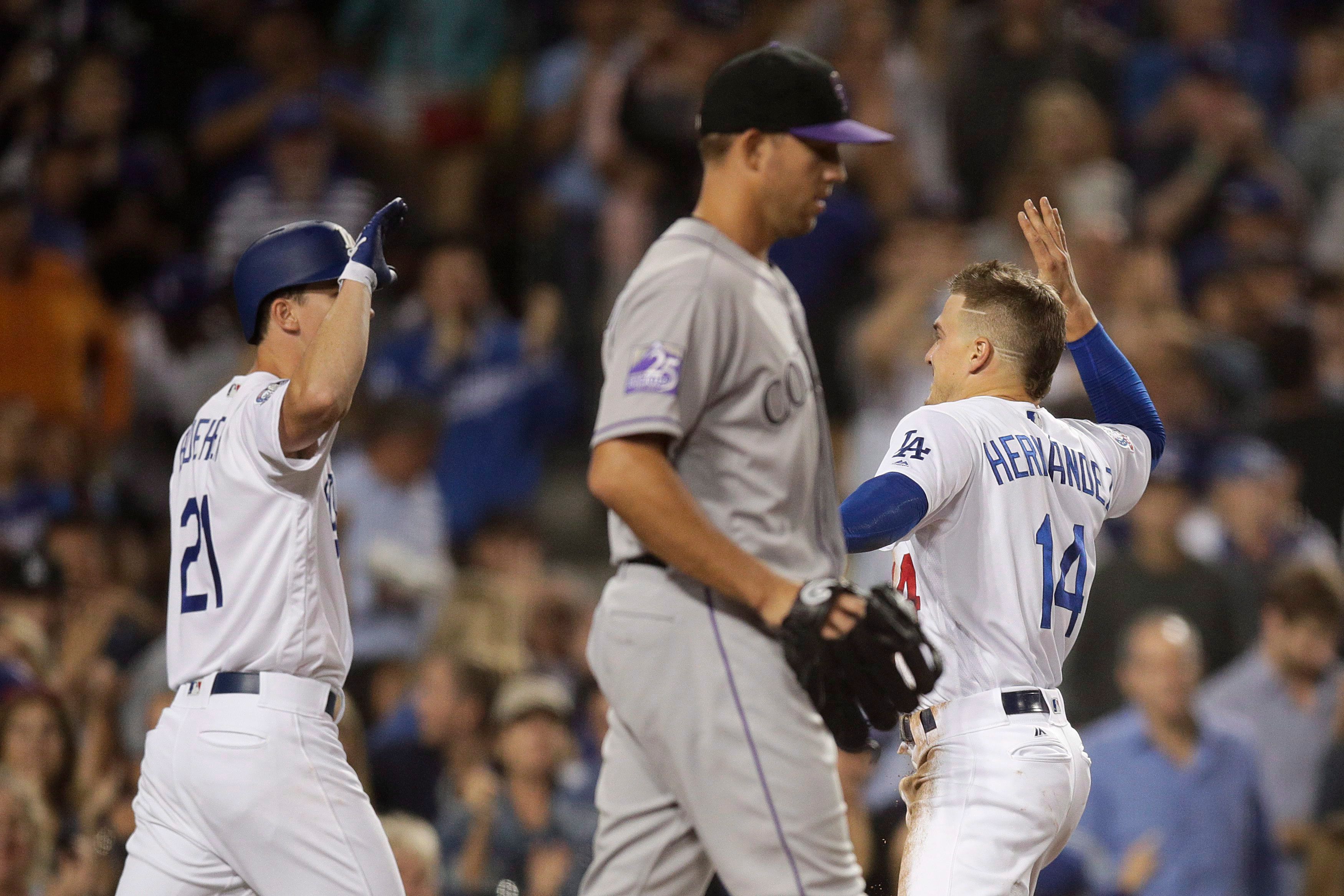 MLB Tiebreakers BrewersCubs, RockiesDodgers Battle Monday For