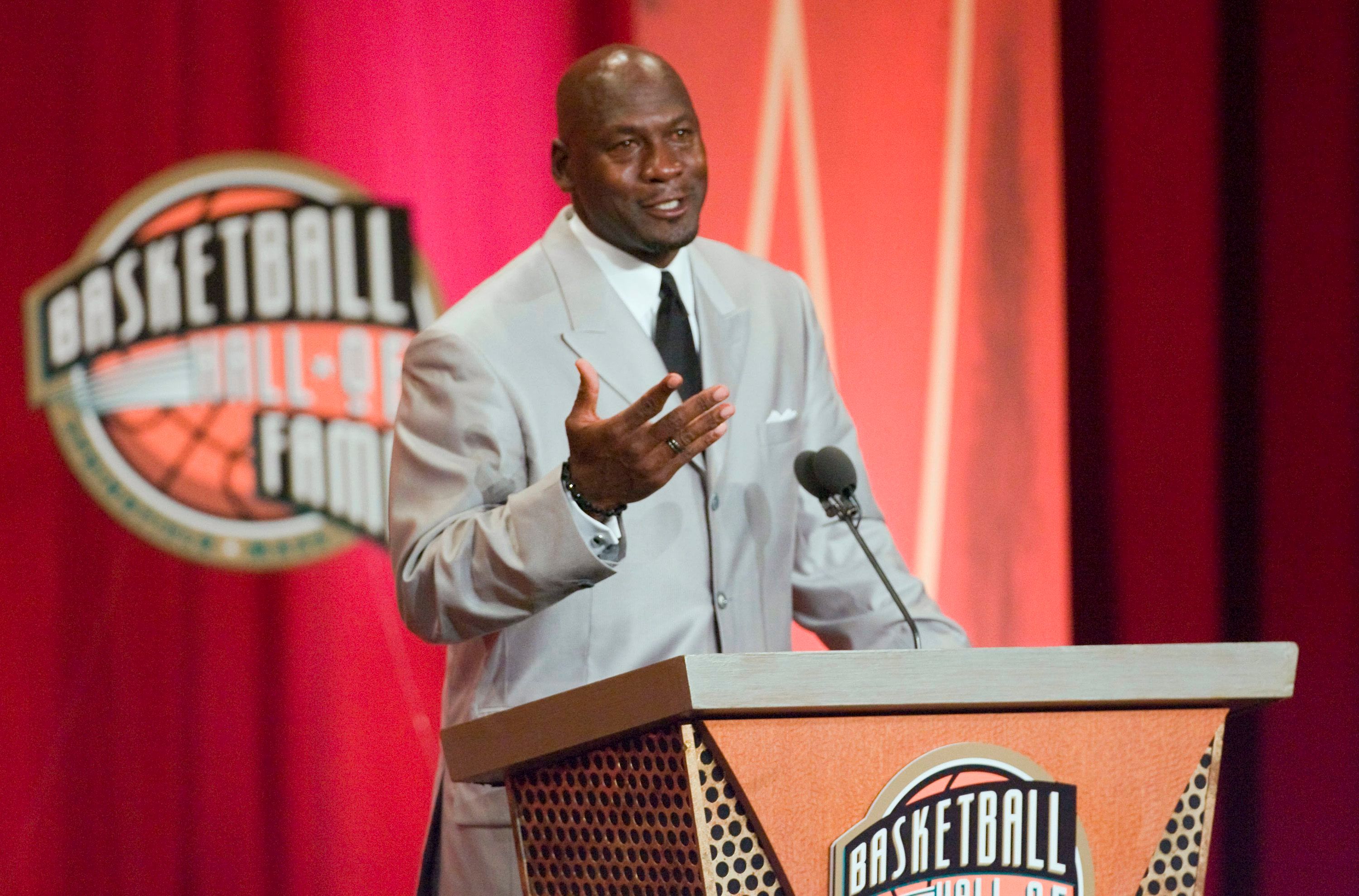 michael jordan hall of fame